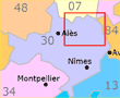 Cornillon Area Map